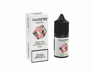 Ар SWONQ ICE SALT "Watermelon Bubble Gum / Арбузная Мятная Жвачка" 30-18